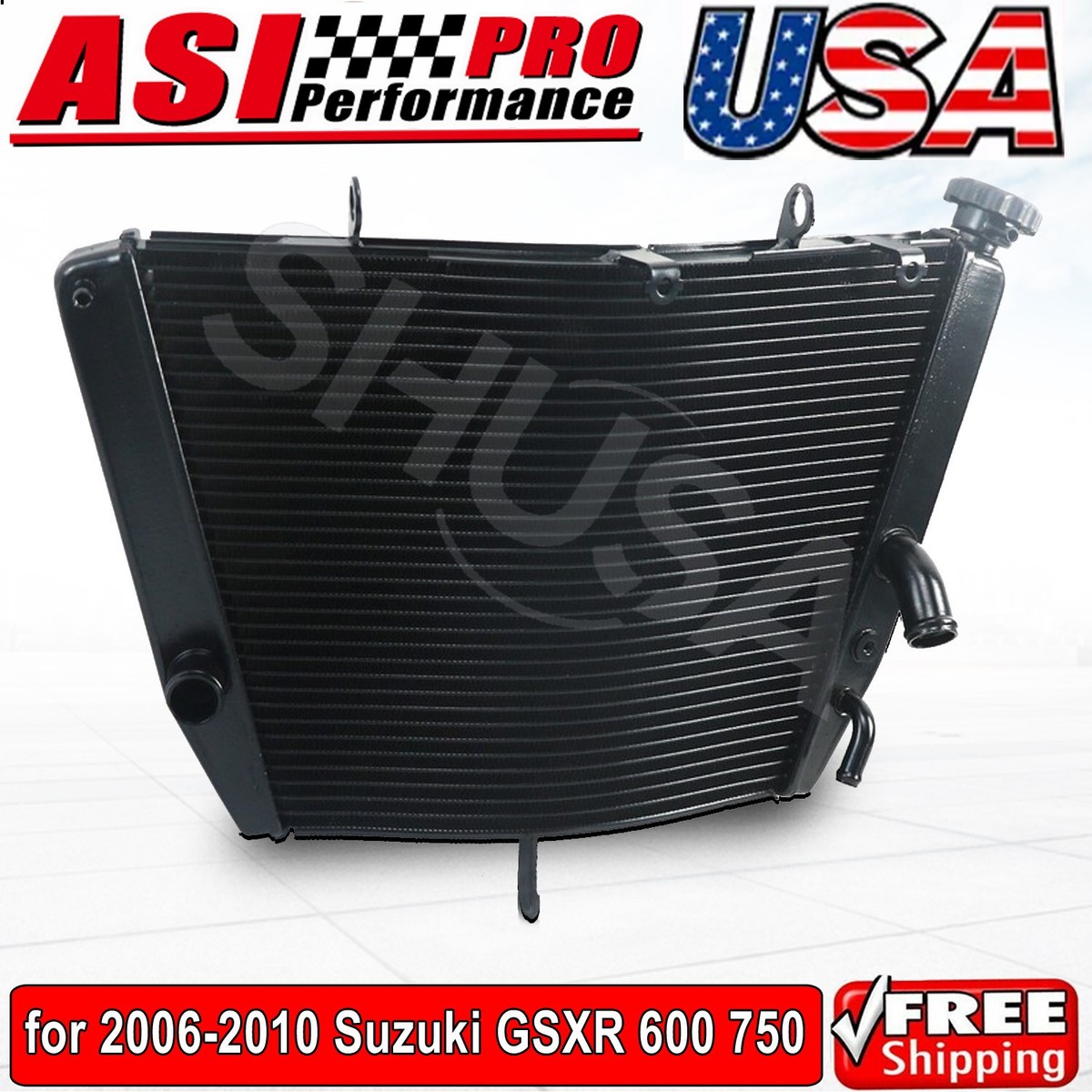 Aluminum Radiator For Suzuki GSXR600 GSXR750 GSXR 600 750 06-10