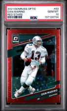 2021 PANINI DONRUSS OPTIC #63 DAN MARINO RED STARS PSA 10
