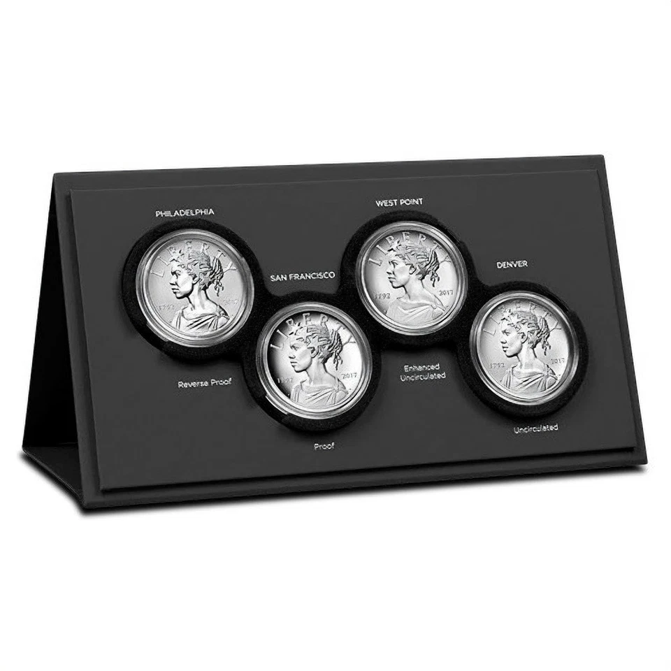 2017 American Liberty 225th Anniversary 4 1 oz .999 Silver Medal OMP U2888 STOCK - Image 2 of 4