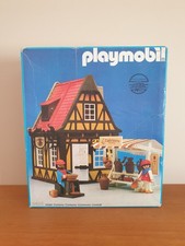 PLAYMOBIL vintage 3455 - Atelier potier Complet médiéval maison colombage 1982