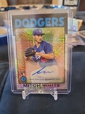 2021 Topps Chrome Silver Pack Mitch White 1986 Throwback RC Auto /149 - Dodgers
