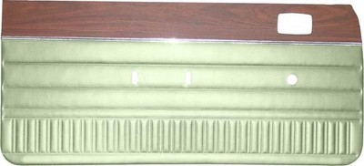 1973 Dart / Duster White Deluxe accented Rear Panels