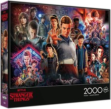 Buffalo Games - 2000 Piece Puzzle - Stranger Things Season Collage