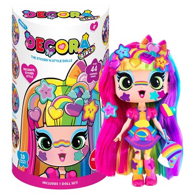 Decora Girlz Decora Sticker 'N Style Doll Set