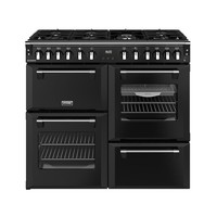 Stoves Richmond 100cm Dual Fuel Range Cooker Black ST RCA RICH 100DF Grade C