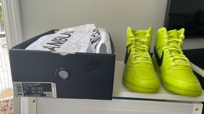 Nike Dunk Hi AMBUSH Atomic Green/Black-Flash Lime CU7544-300 sz 7.5 Men's