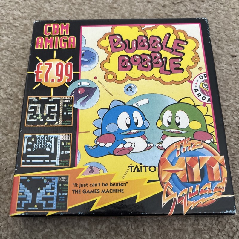Bubble Bobble - The Hit Squad - Commodore Amiga Boxed