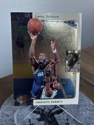   Larry Johnson 1995-96 Upper Deck SP #16 Charlotte Hornets NBA Card
