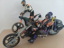 Modellino usato 2 action man extreme mountain bike e chopper rider vintage