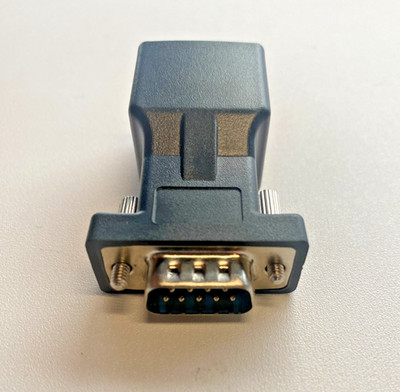 RJ45 zu DB9 RS232 Adapter Serieller RS232 Männlich zu RJ45 Weiblich LAN