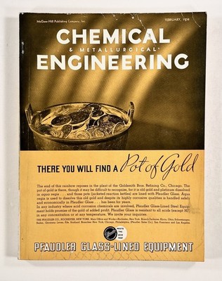 1938 Feb CHEMICAL & METALLURGICAL ENGINEERING Depression Labor Cost ECONOMICS &c