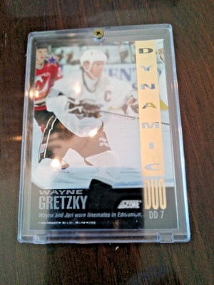 1994 Score Pinnacle Ice Hockey Dynamic Duo WAYNE GRETZKY, JARI KURRI #DD-7