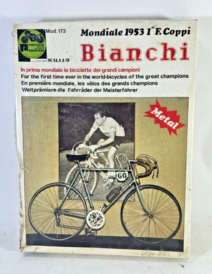 Protar Provini Metal White Bicycle Model Kit 1/9 WORLD PAIRS 1953 NEW