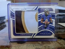 🧨2024 Panini Immaculate football Lamar Jackson 4 color patch /25