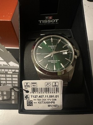 Tissot Gentleman Powermatic 80 Silicium Grün 40 mm Automatik T127.407.11.091.01