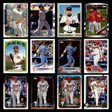 Nick Castellanos Lot 12 Different Baseball Cards 2015-2025 DET Tigers/Philies