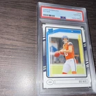 2024 Panini Donruss Rated Rookie Bo Nix #369 Denver Broncos PSA 10