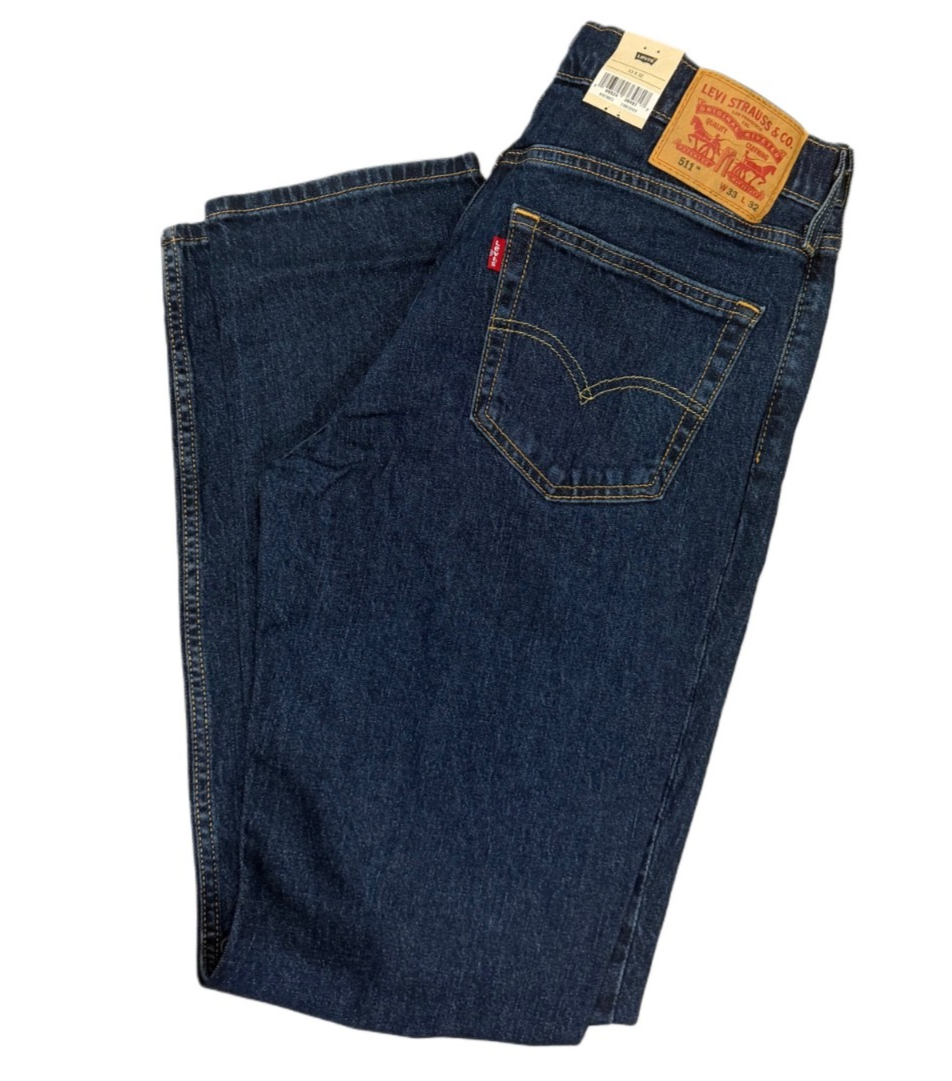 Levis 511 Slim Fit Jeans Slim Fit Stretch Jeans Dark Blue Dark