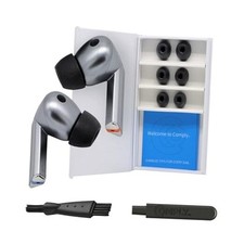TrueGrip Premium Memory Foam Replacement Earbud Tips for Samsung Large