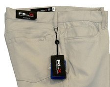  125 RLX Ralph Lauren Metal Logo Tailored Fit Basic Sand Stretch Golf Pants 34