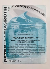 Peter Thomas Roth Water Drench Hyaluronic Cloud Mask Hydrating Gel 5.1 oz