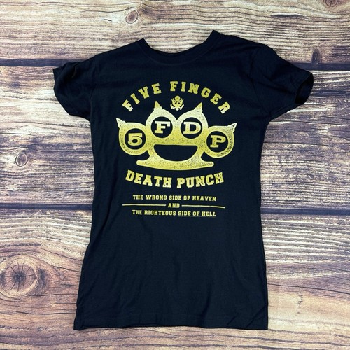 Five Finger Death Punch The Wrong Side Of Heaven 2012 Black T Shirt Size Small