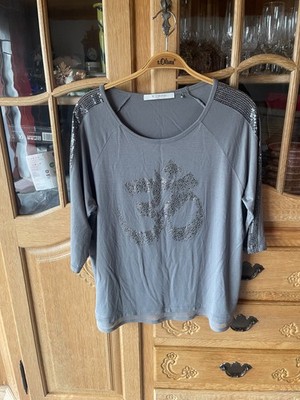Monari Shirt Gr.44, Grau, neuwertig, sehr schön,