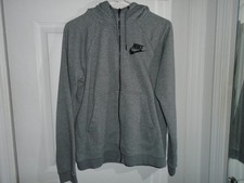 Nike Full Zip Gray Hoodie Size Small