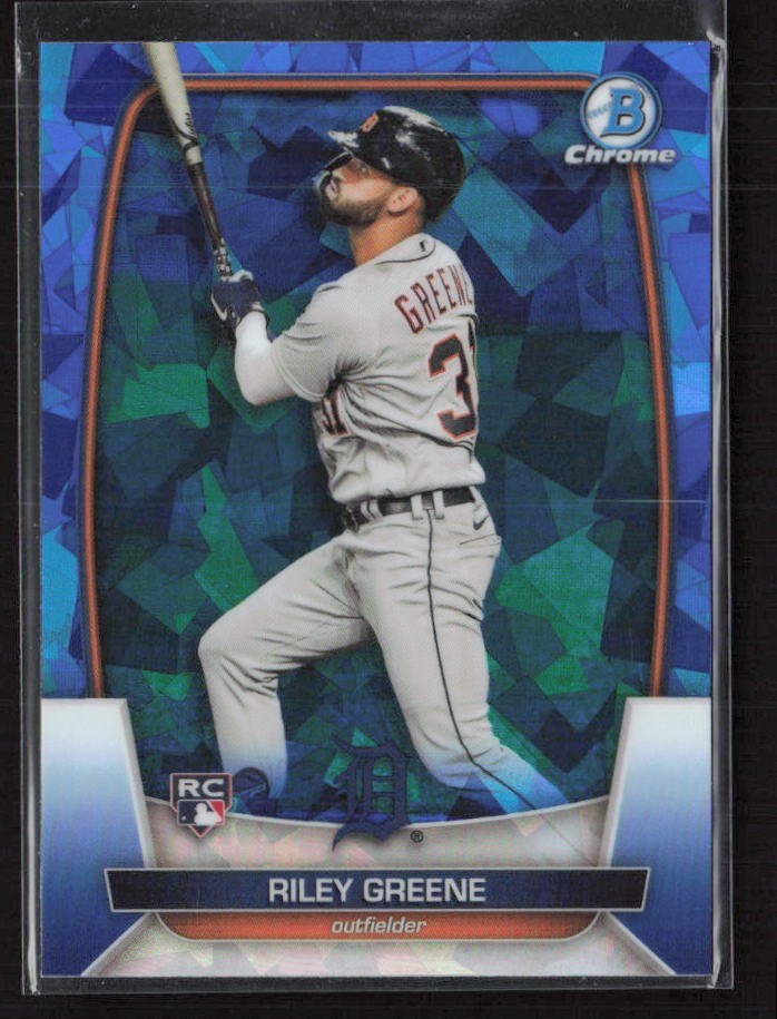 2023 Bowman Chrome Sapphire Edition #29 Riley Greene Detroit Tigers