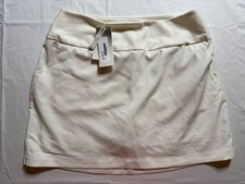 NWT WOMEN'S ADIDAS GOLF SKORT/SKIRT - SIZE: MEDIUM - WHITE J2.9 