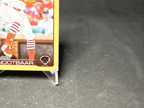 2025 Topps Series 1 Baseball Lars Nootbaar Gold Border 1640/2025 - Picture 4 of 11