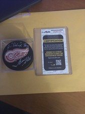Jim “red Eye” Hay Glen Skov Duel Puck Jsa Coa And Hologram 