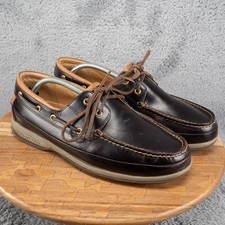 Sperry Top Sider 2 Eye Gold Cup Collection Boat Shoes Size 12 M Dark Brown