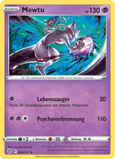 Mewtu / Pokémon Karte / Deutsch / Strahlende Sterne / Nonholo