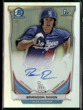 2014 Bowman Chrome #BCAP-BD Brandon Dixon Prospect Autographs Refractors #/500