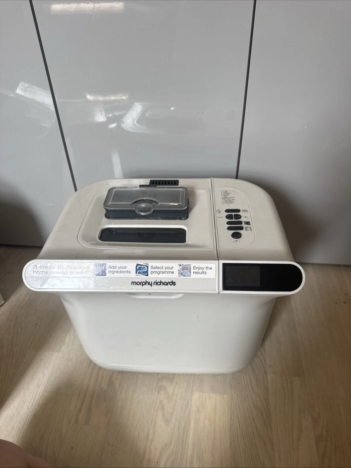Morphy Richards Bread Maker 48323 Programmable Baking Machine White Tested