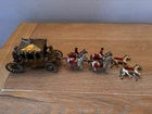 Vintage 1953 Lesney (Matchbox) Queen Elizabeth II Coronation Coach & 6 horses