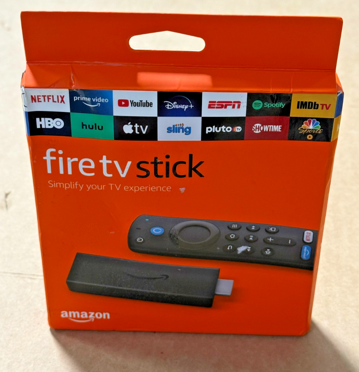 Amazon Fire 3rd Gen TV Stick- Black (B07ZZVX1F2) for sale online