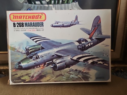 VTG 1976 Lesney Matchbox B-26B MARAUDER 1/72 Scale Model Kit No PK-407 New - Picture 2 of 24