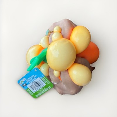 Squeezy Carrot Rubber Squeeze Toy Non-Toxic Orange/Green 8 x 5 in MPN 571245