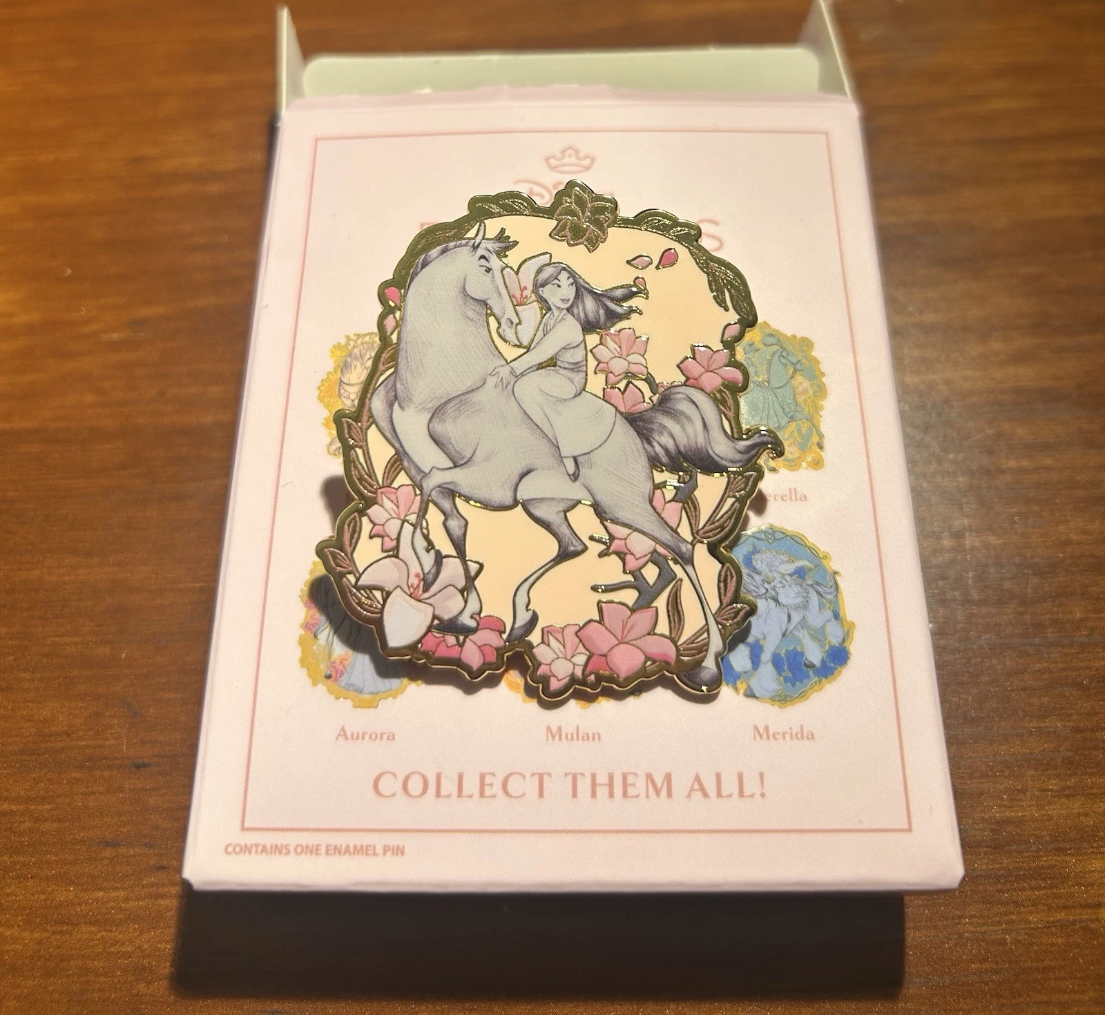 Disney Loungefly Mulan Khan Princess Horses Pin