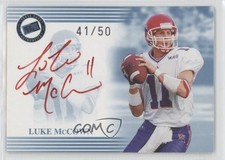 2004 Press Pass Auto Blue Red Ink 41/50 Luke McCown Auto 0j8