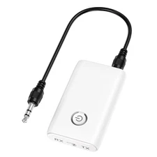  Aux Bluetooth Adapter for Car, 2 in 1 Bluetooth Transmitter Receiver, 