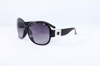 NEW GUESS GUF 234 BLK-35A Black Silver Authentic SUNGLASSES  display picture 3