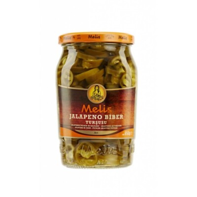 3 x 650g Melis scharfe Jalapenos eingelegt in Salz - Aci Biber Tursusu
