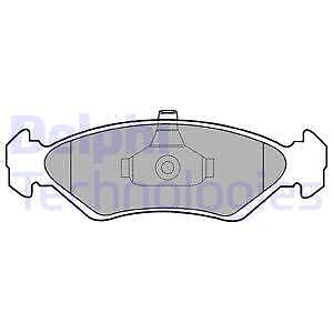 Delphi LP1603 Brake Pad Set, Disc Brake For Ford Mazda-image