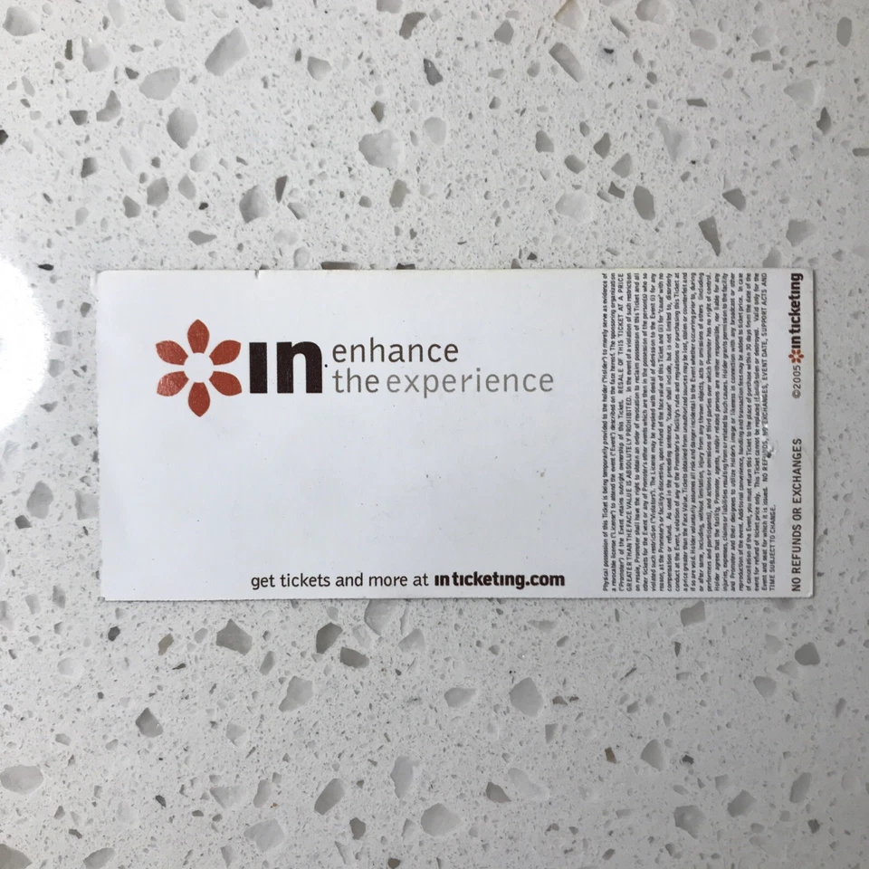 Ticket Stub - STS9 RE:GENERATION 07/07/07, Deerfields, NC - Image 2 of 2