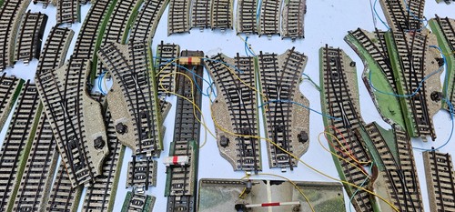Konvolut Märklin Schienen Weichen etc H0 Dachbodenfund - Bild 8 von 18