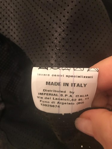 STUPENDO COPRISPALLA 100% PELLE IMPERIAL - Picture 4 of 5
