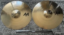 Sabian 18” AA Viennese Concert Cymbals Brilliant - Pair w/straps